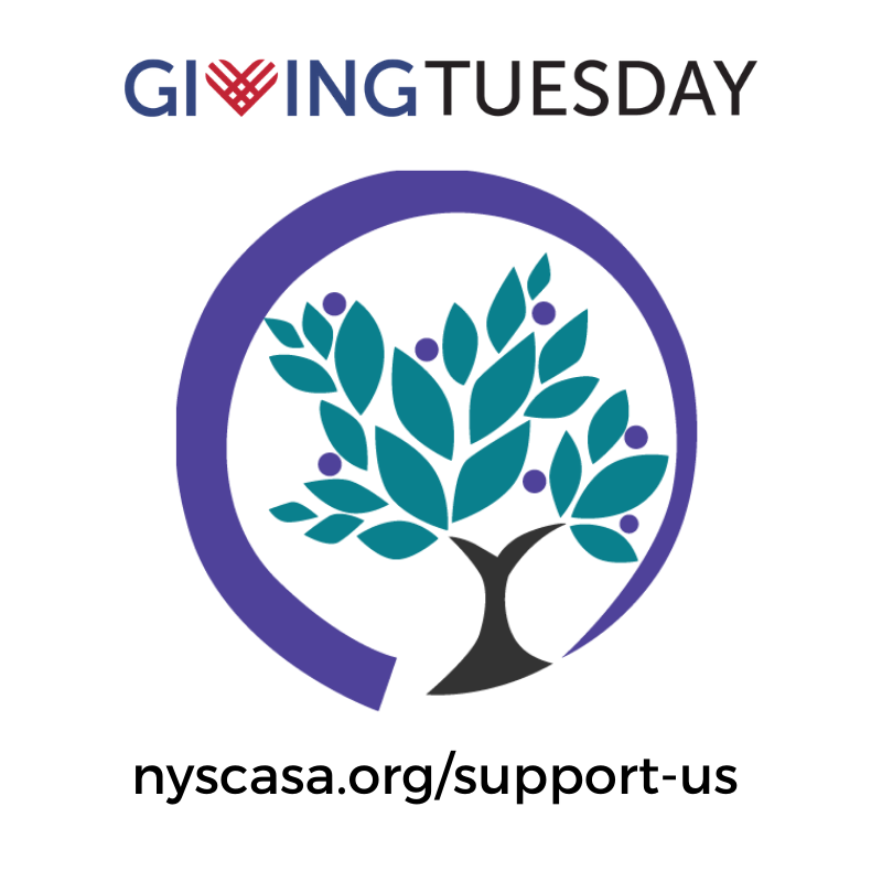 Giving Tuesday: nyscasa.org/support-us