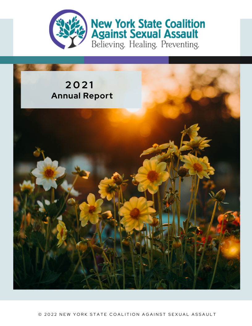 Cover of NYSCASA's 2021 Annual Report